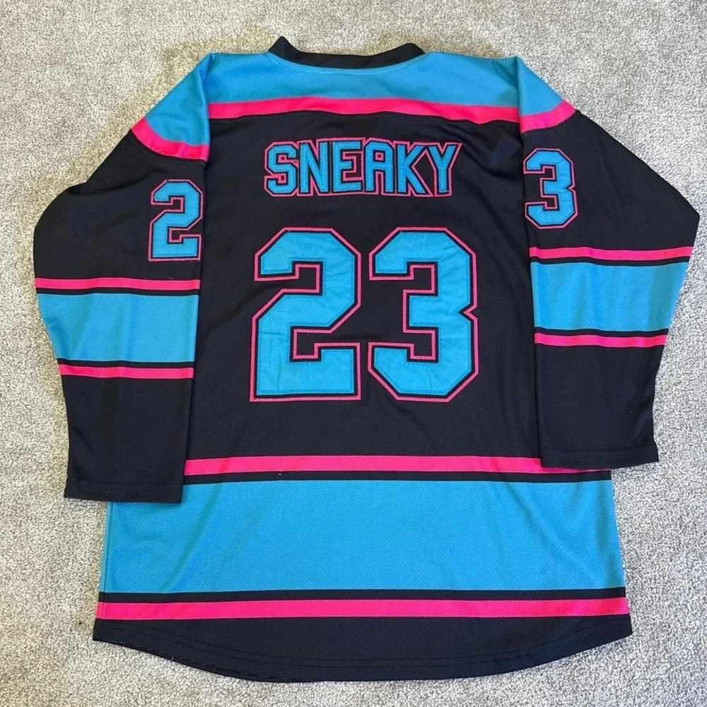 Kinetic Custom Deltas Sneaky Blue Black Pink Jersey Medium Graphic Streetwear